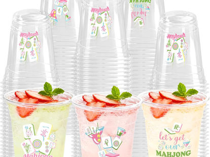 Mahjong Designed Party Cups