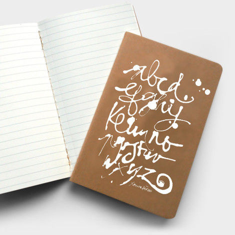 notebook calligraphie