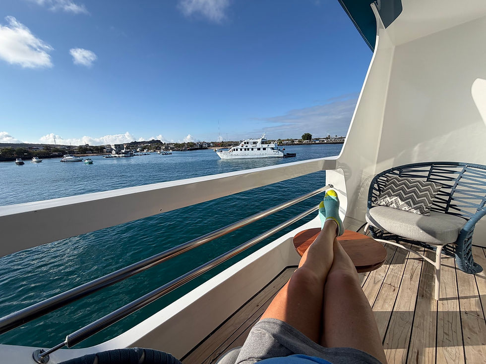 Our private balcony