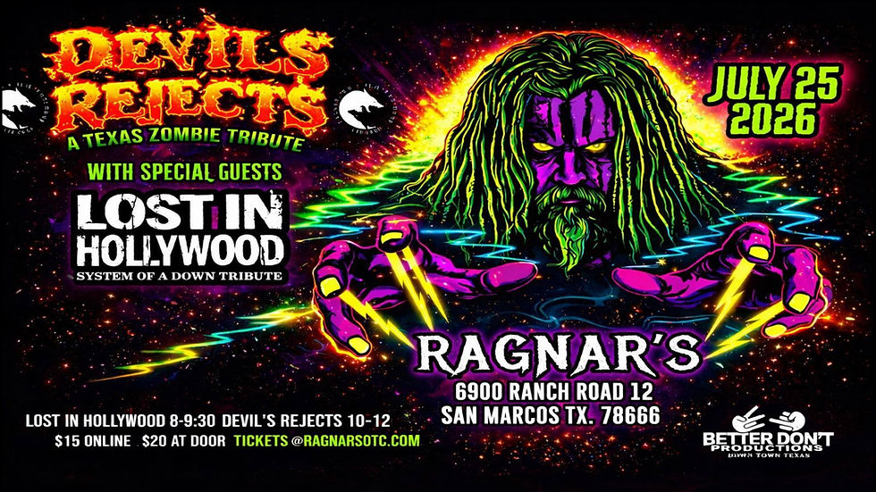 Devil's Rejects- A Texas Zombie Tribute with Lost in Hollywood- SOAD Tribute (1)