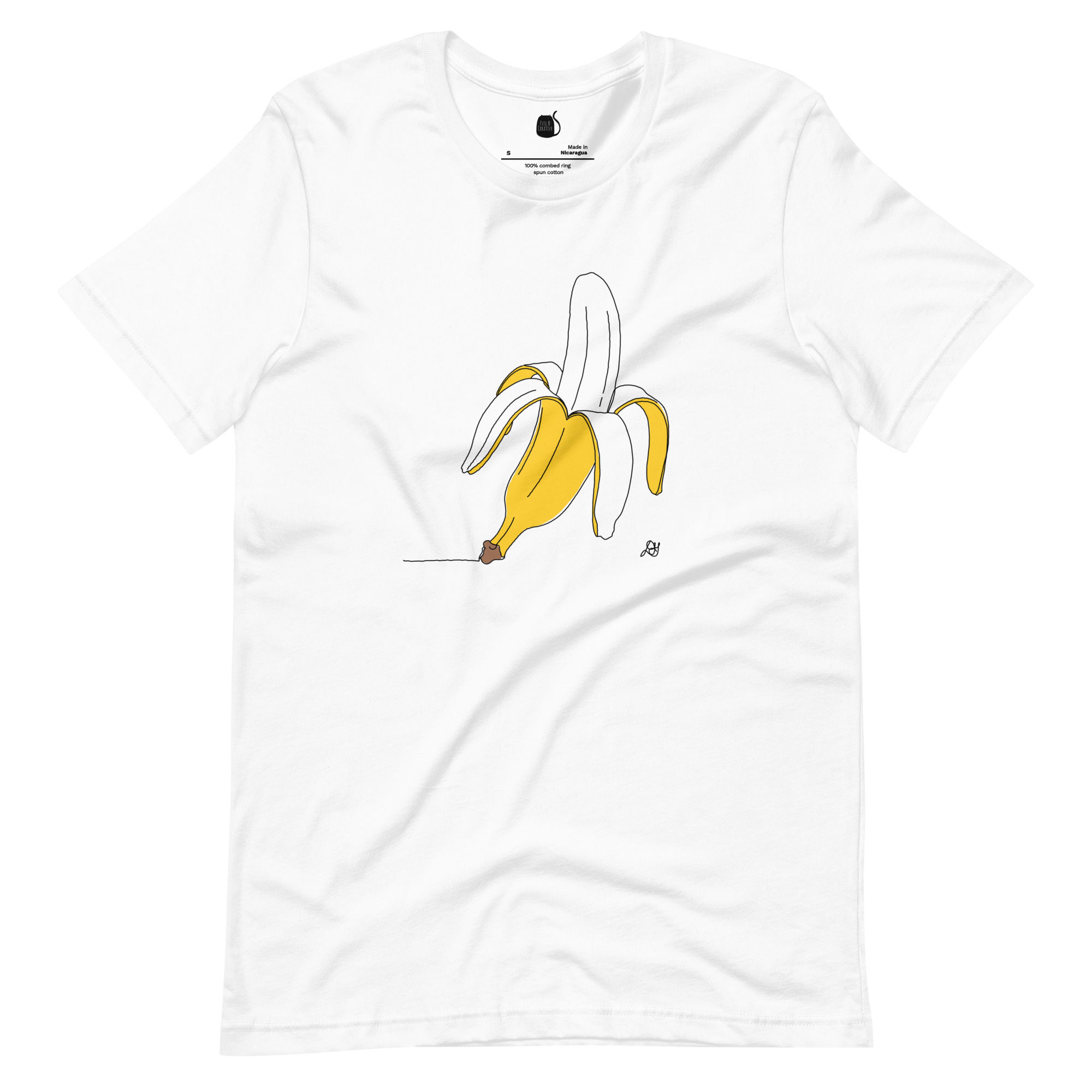 Evil B Creative – Core Collection All-Gender Graphic Tee | Banana