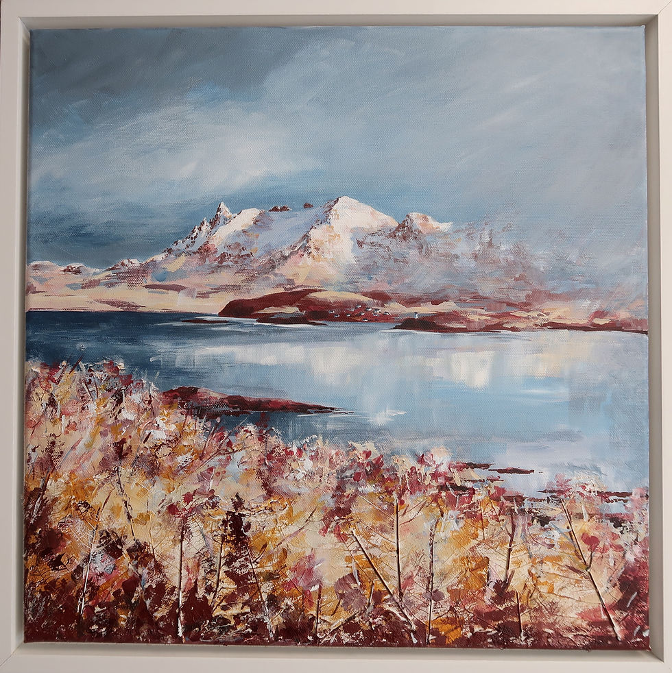 The Cuillins from Ullinish (square)