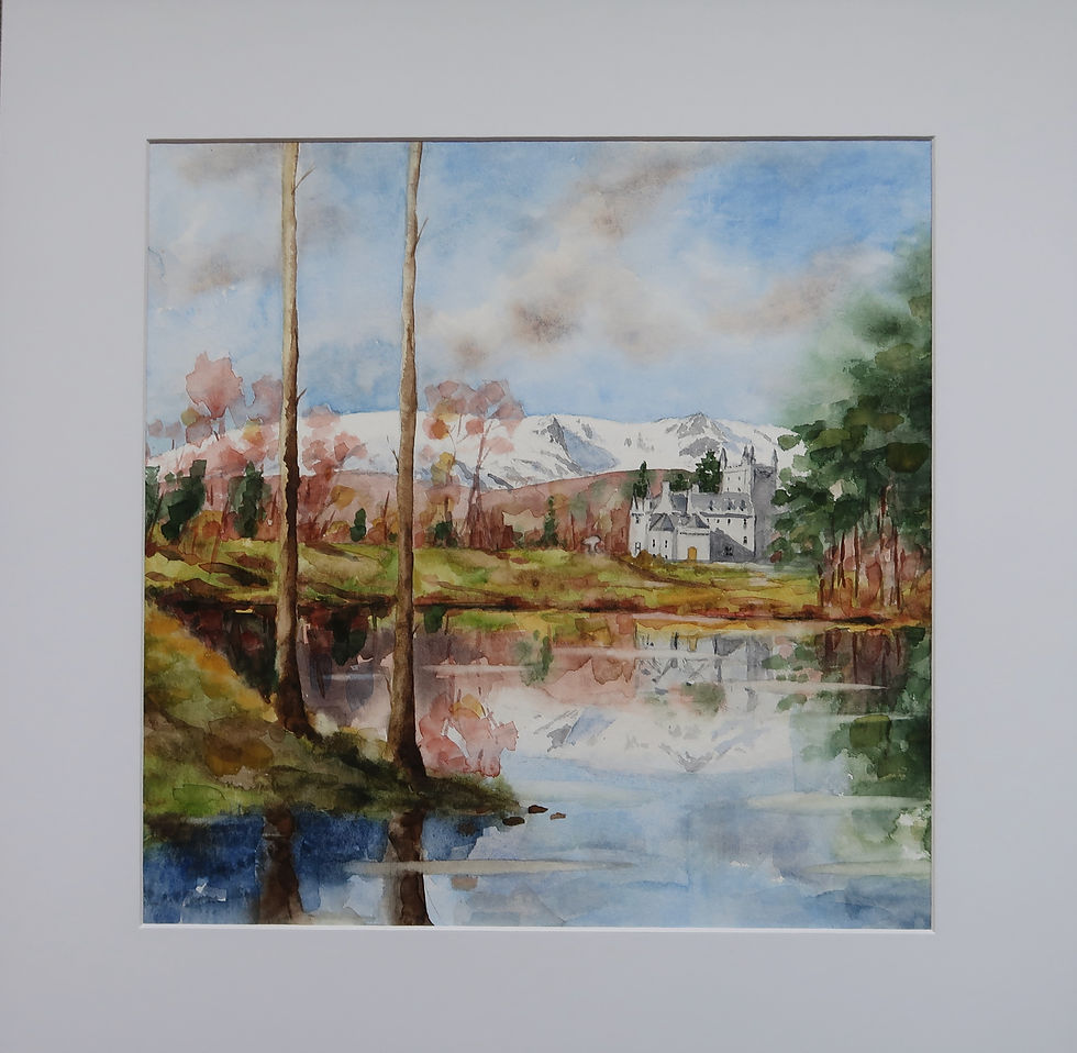 Invercauld House and Ben a'Bhuird