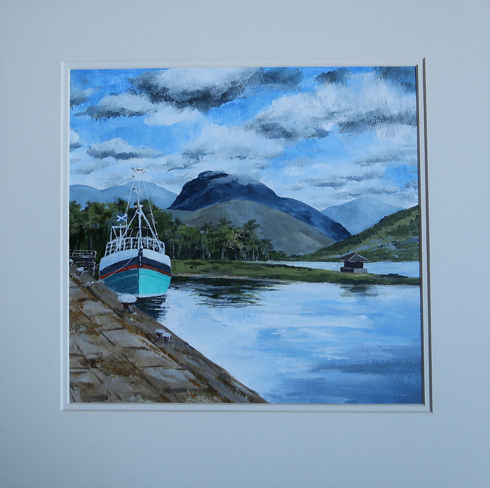 Ben Nevis and Caledonian canal