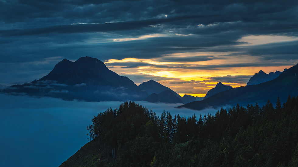 Sunrise above Gesäuse National Park | HolgerOlivier Landscape & Travel Photography