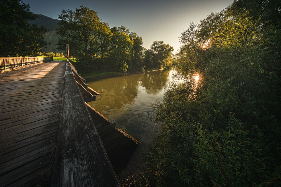 Mödringer Bridge | River Enns | Frauenberg | HolgerOlivier Photography