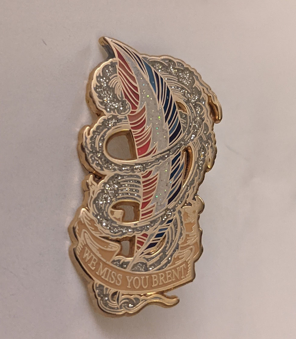 Thumbnail: Grateful Dead Vintage Brent Feather Pin