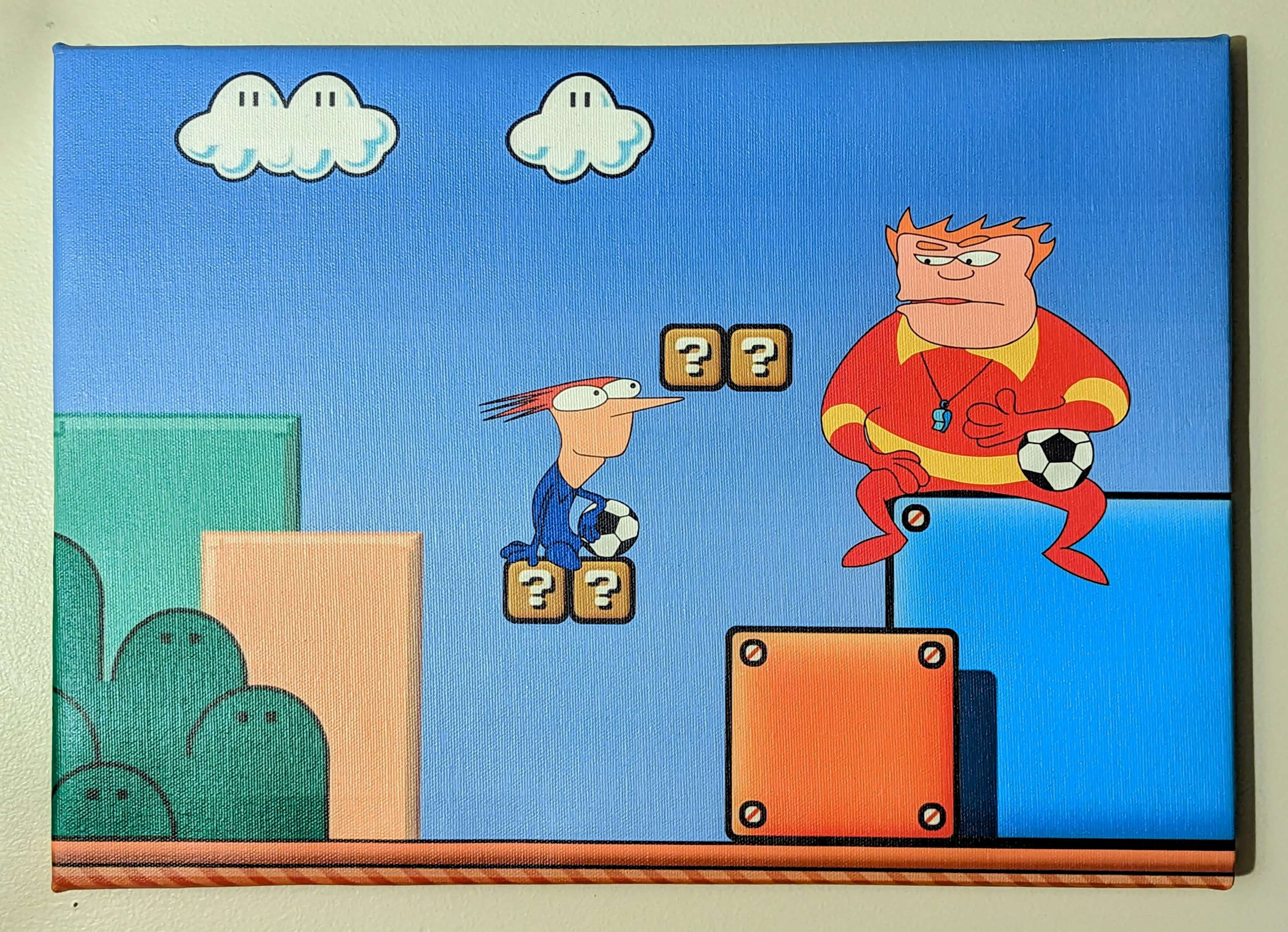 Home Movies Crossover Art Canvas Print