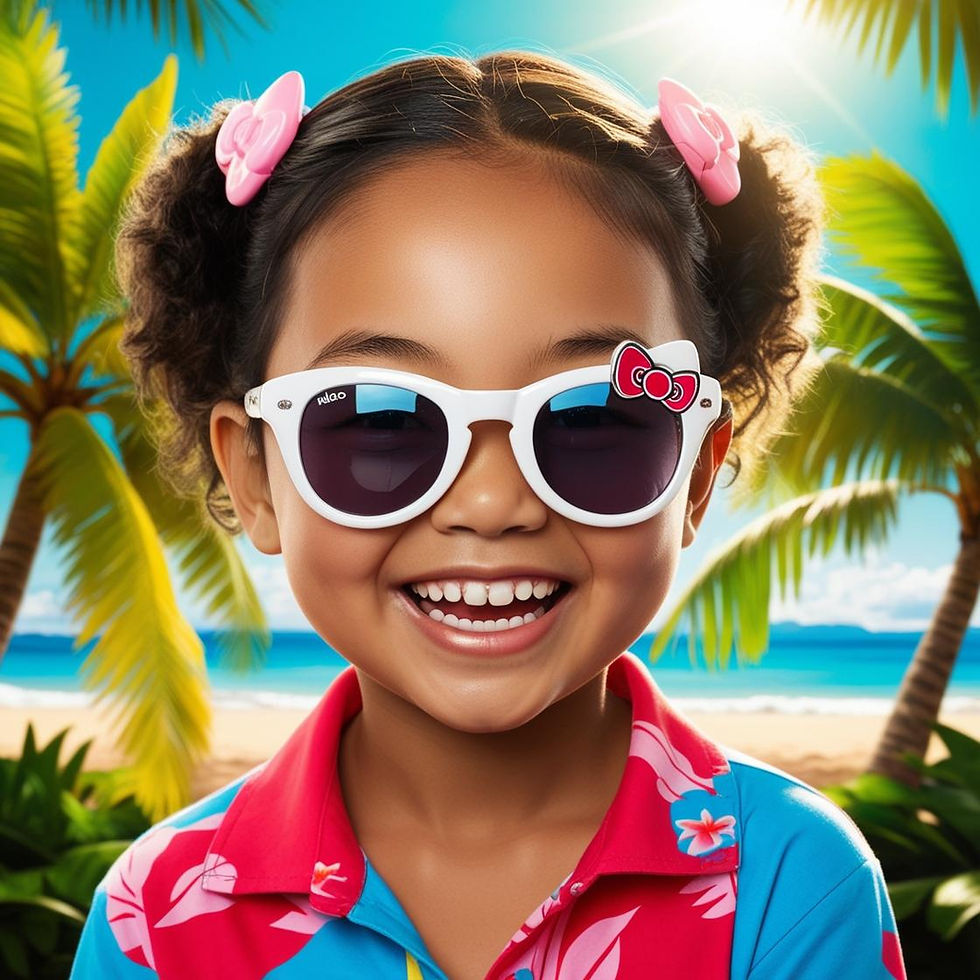 LUNETTES DE SOLEIL FILLE KT-Réf : LSE240027
