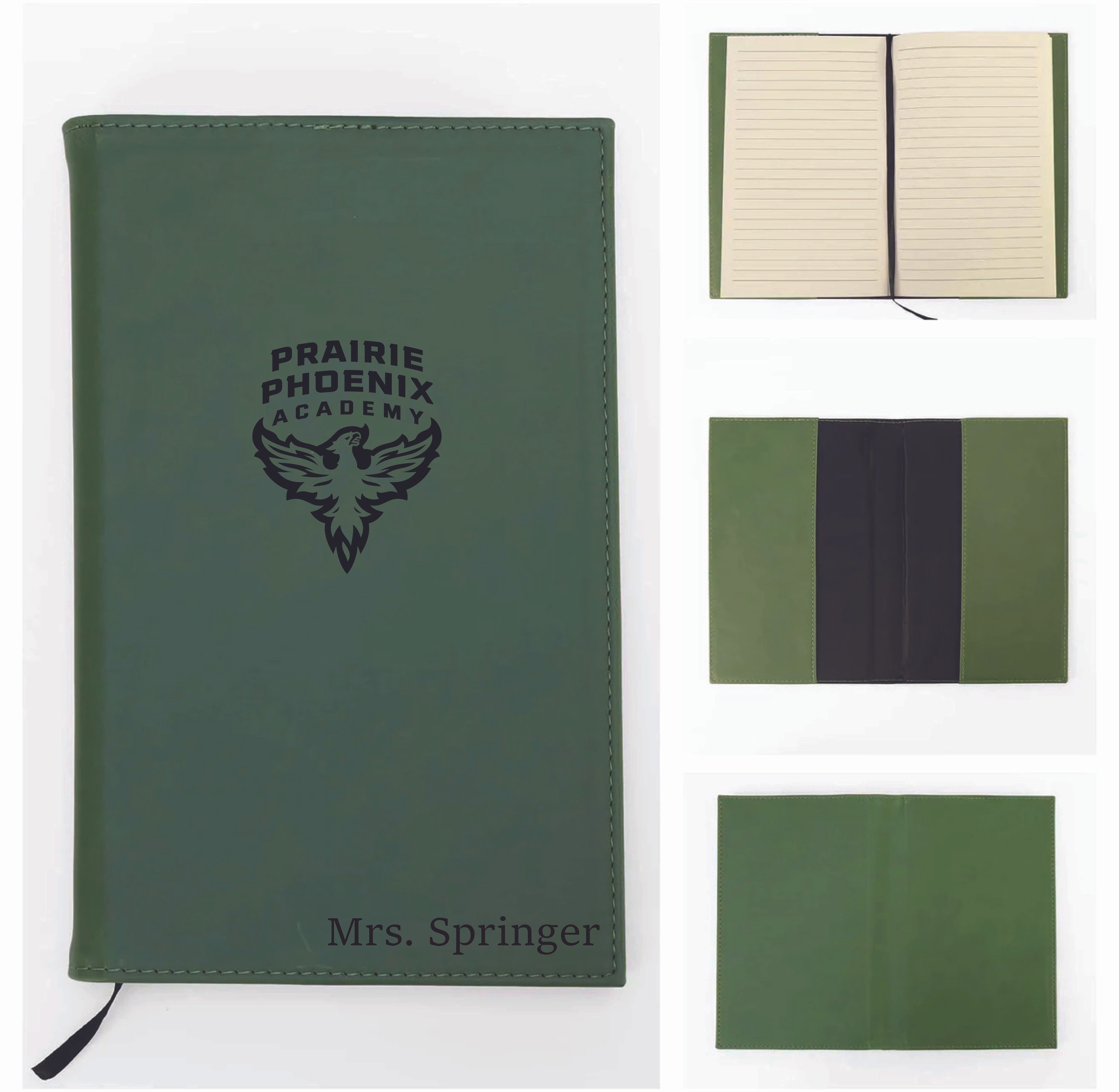 VEGAN LEATHER JOURNALS - SPEF - PRAIRIE PHOENIX