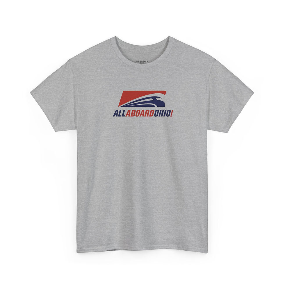Thumbnail: Vintage All Aboard Ohio Logo Heavy Cotton Tee