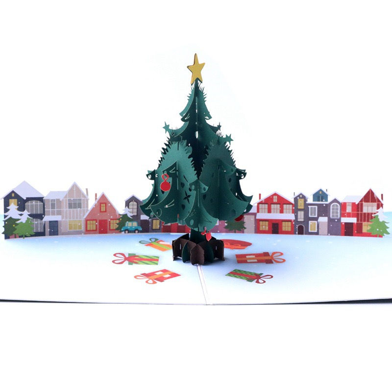 縮圖：Xmas Wonderland! - 3D立體聖誕小鎮聖誕卡