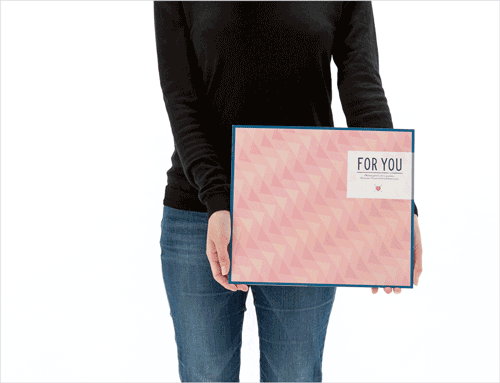 縮圖：日本Iroha Thank You 心型立體彈出祝福卡 (28x32cm)