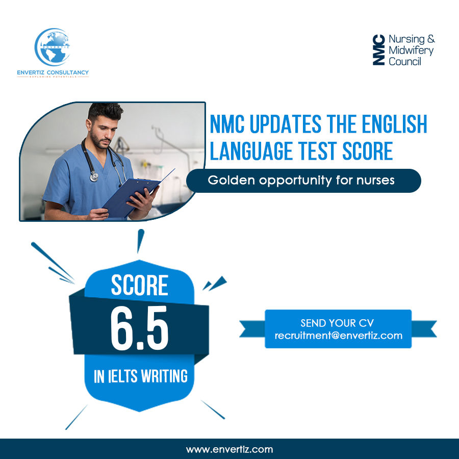 NMC Updates the English Language Test Score