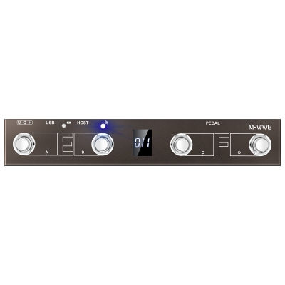 M-VAVE CHOCOLATE PLUS KABLOSUZ MIDI FOOT CONTROLLER