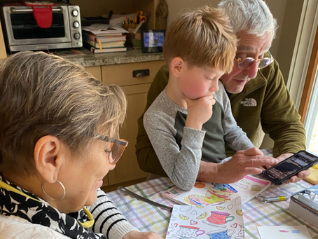 Grandparents with grandson