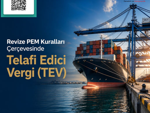Revize PEM Kuralları Çerçevesinde Telafi Edici Vergi (TEV)