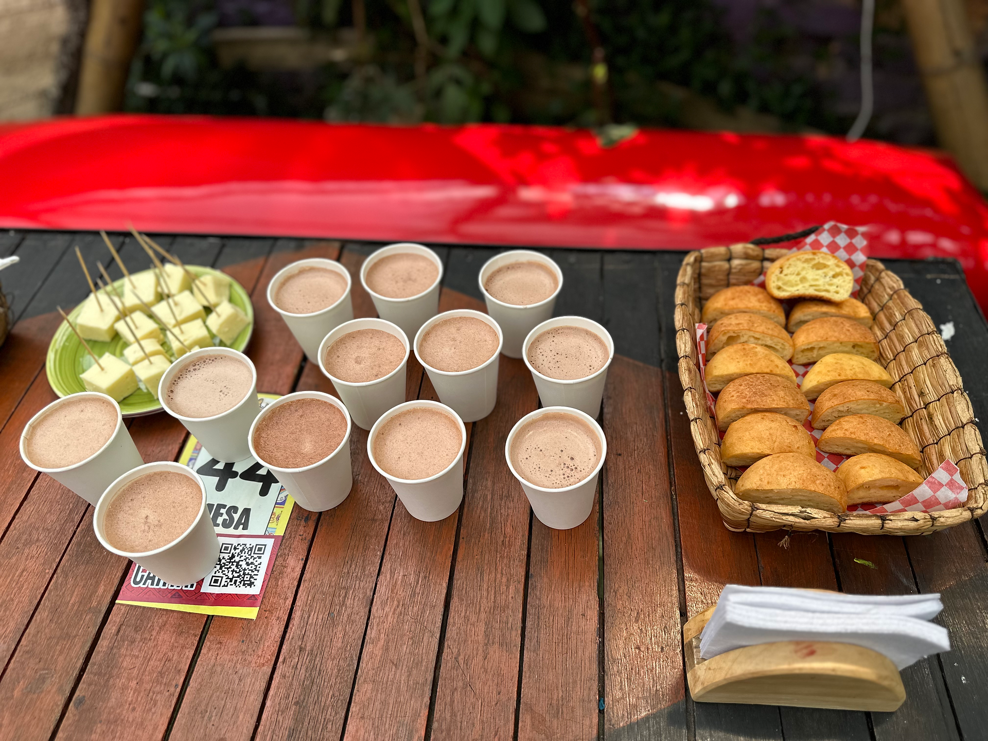 Walking food tour samples in Cartagena, Colombia