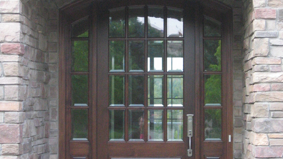 Arched Front Entryway