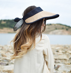 A Woman Wearing a Sun Hat