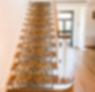 Elegant cheetah-print stair runner, Becky Ward Designs