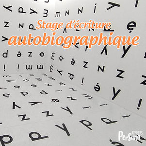 1er juin | Stage d'écriture autobiographique