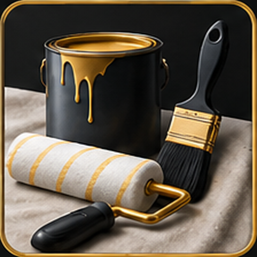 Painting and decorating service icon