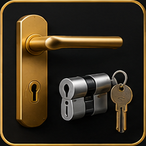 Door handles and locks service icon