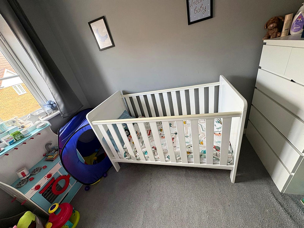 Cot bed assembly completed by The Handy Handymen