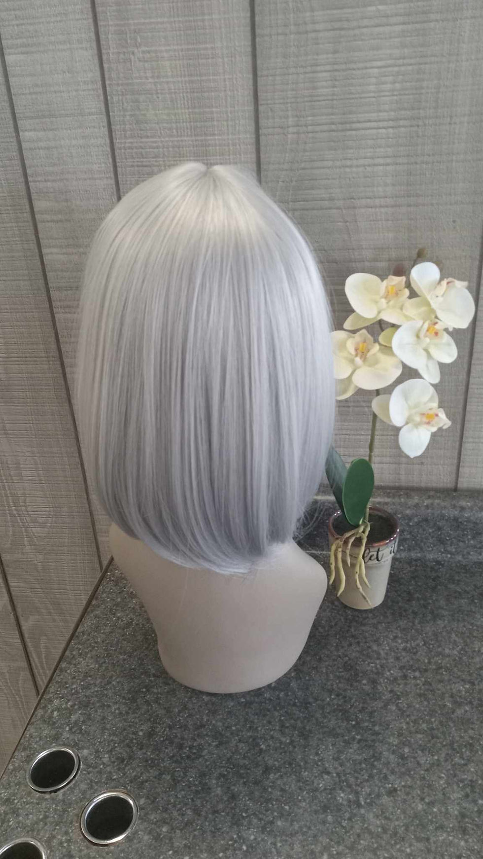 Thumbnail: 14 inch heat friendly synthetic wig
