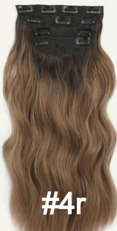 Thumbnail: Clip In Hair Extensions 20 Inch