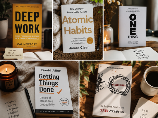 The Best Productivity Books in 2026: What Actually Improves Focus, Work, and Your Life?