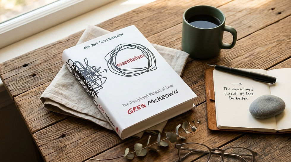 Best Productivity Books - Essentialism by Greg Mckeown