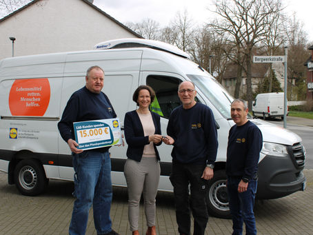 Lidl-Kunden spenden 15.000 Euro
