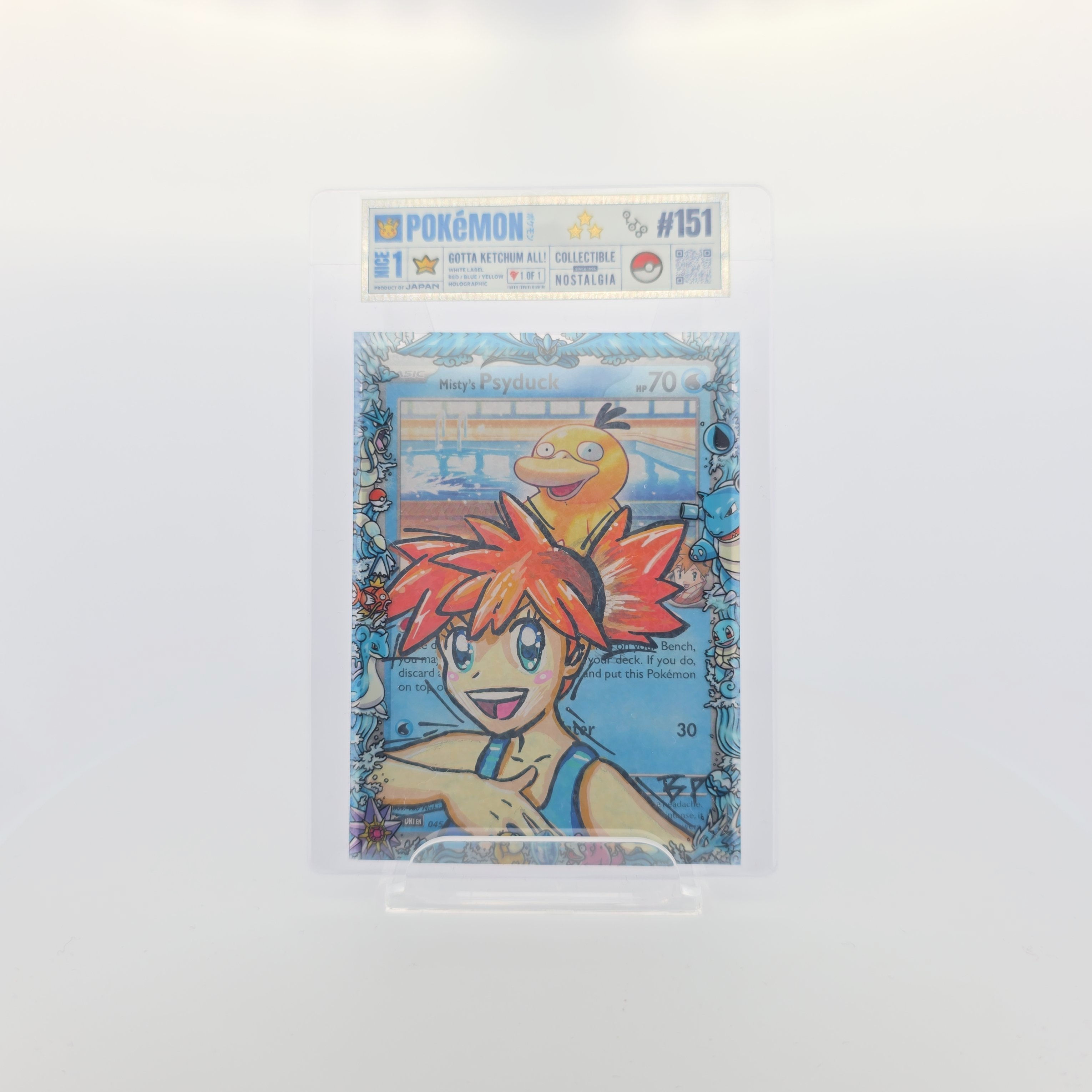 Artist Paint Card - Misty & Psyduck
