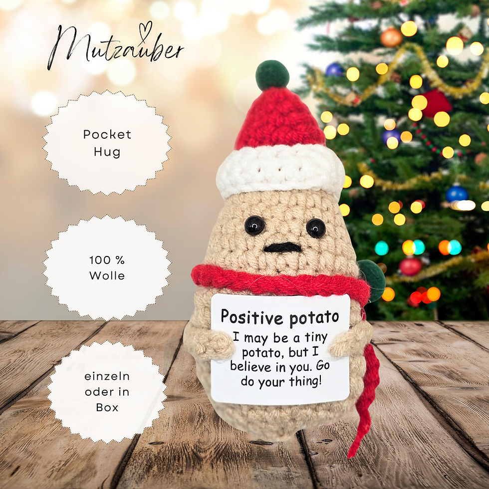 Miniaturbild: Happy Christmas Potato – Pocket Hug Glücks-Kartoffel