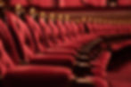 Rangée de sièges de théâtre