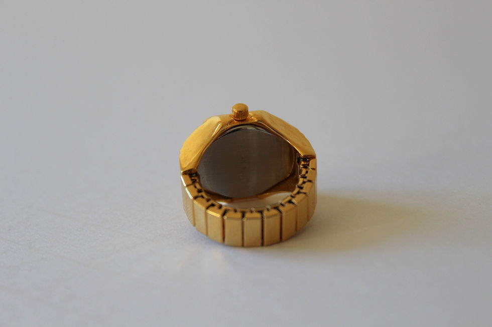 Thumbnail: Digits Square Faced Watch Ring