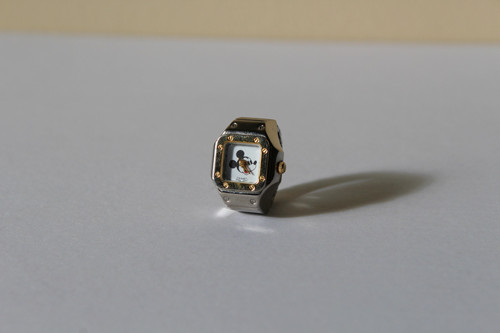Mickey Mouse Square Watch Ring | My Site
