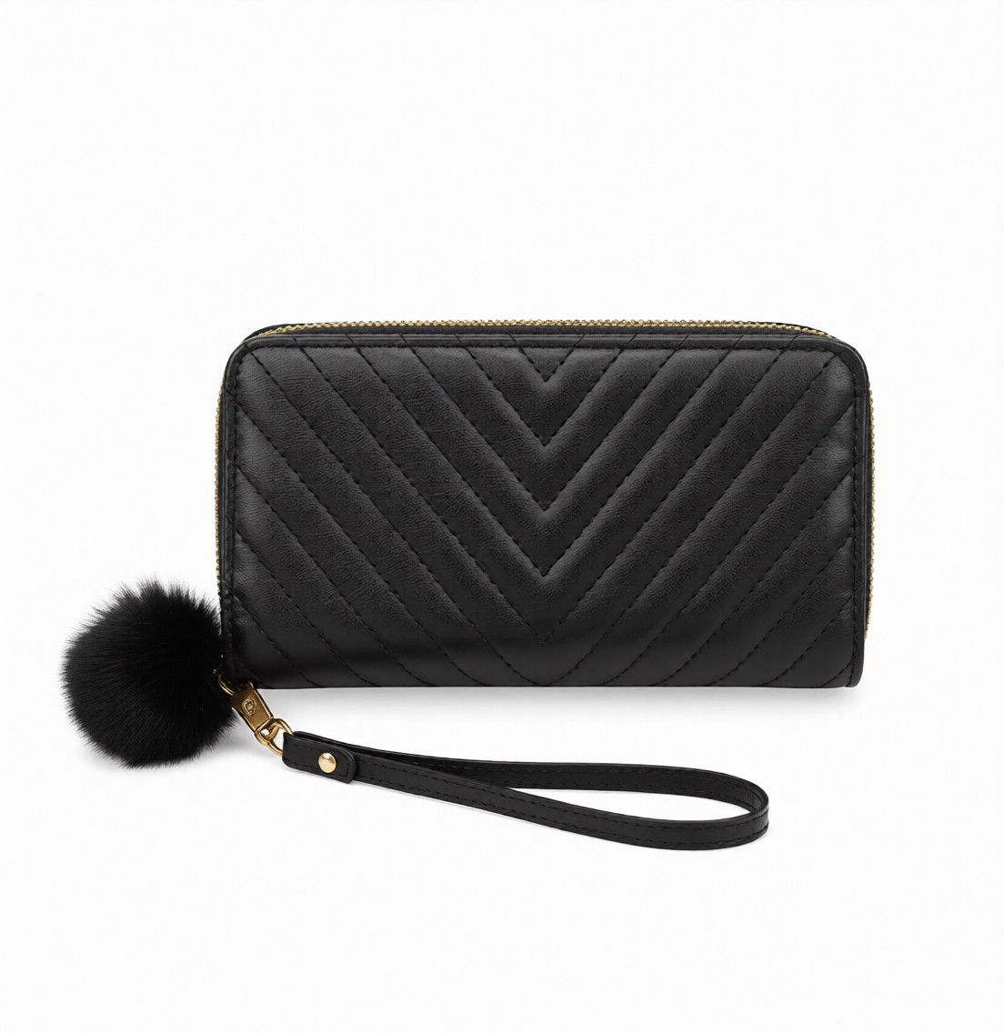 Black Chevron Wallet