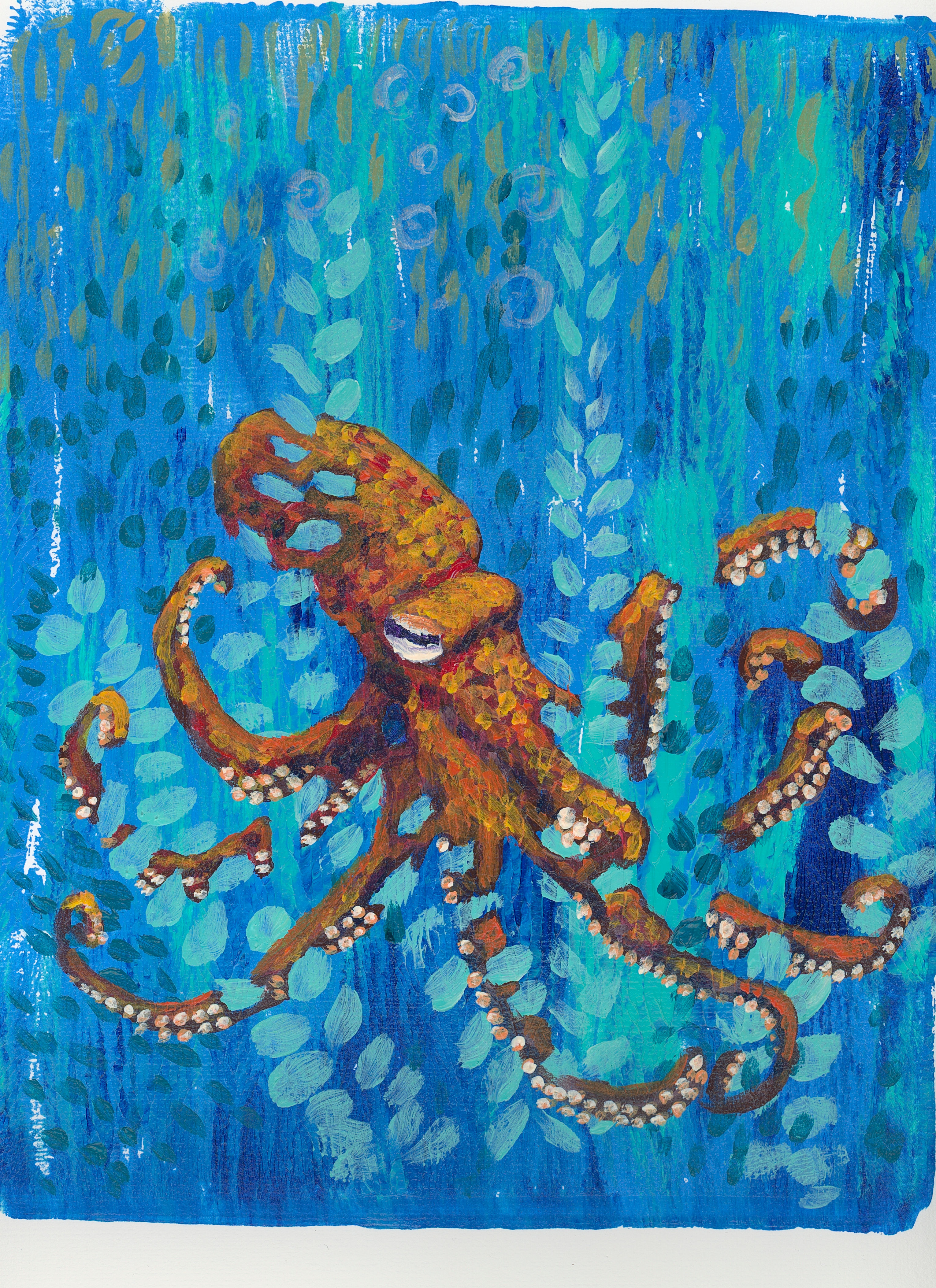 Gianna the Octopus, Forager Giclee Print