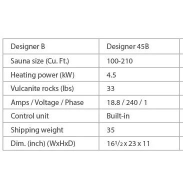 Thumbnail: Designer B 6KW Sauna Heater