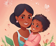 celebrating of mothers to children .png