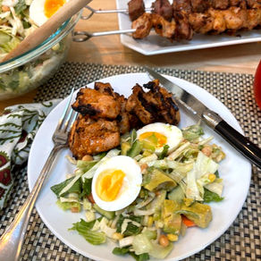 NIGERIA: Suya Kebabs and Nigerian Salad