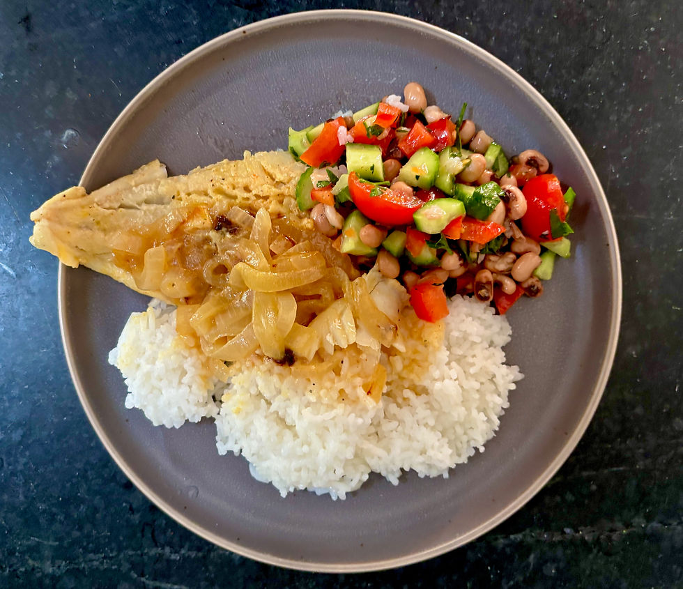 NARU: Coconut Fish and Boiled Sweet Potato