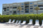 Oceanside view of the Veinte Building.