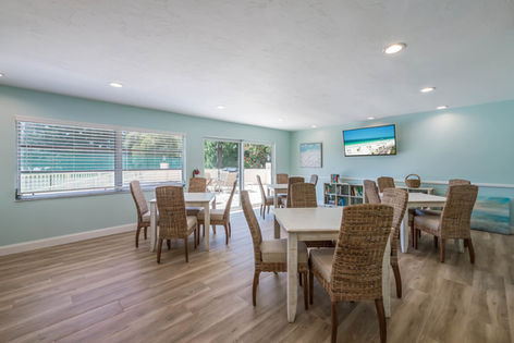 Interior view of the community room