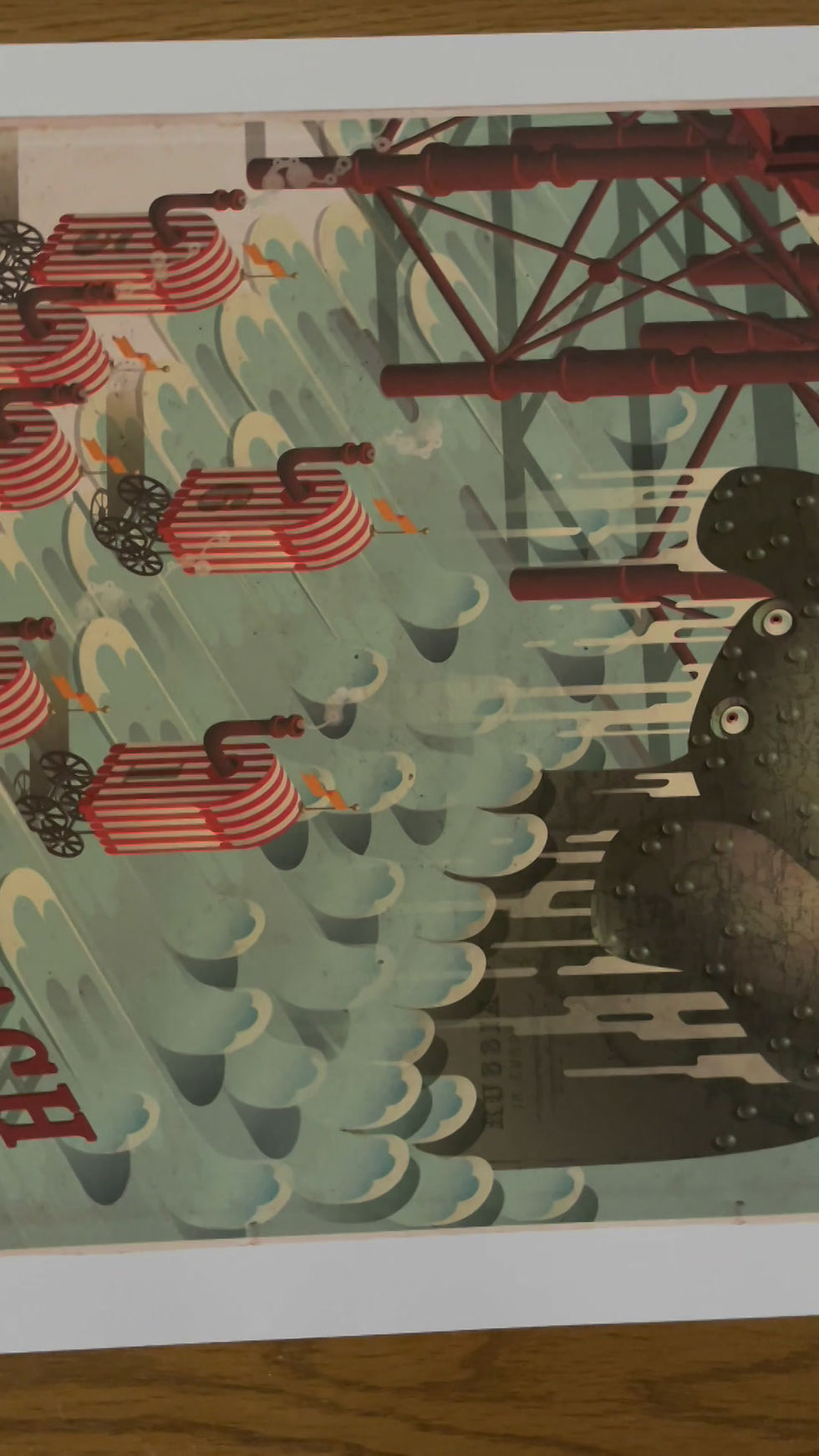 Thumbnail: 'Brighton Beach Monster' print