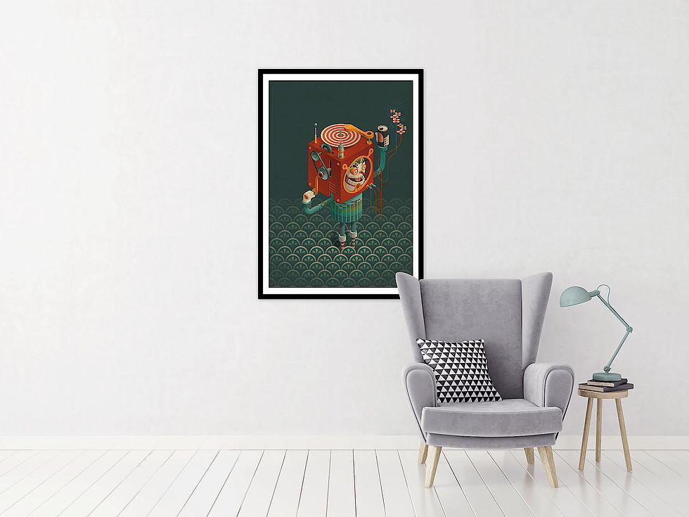 Thumbnail: 'Beatbox' print