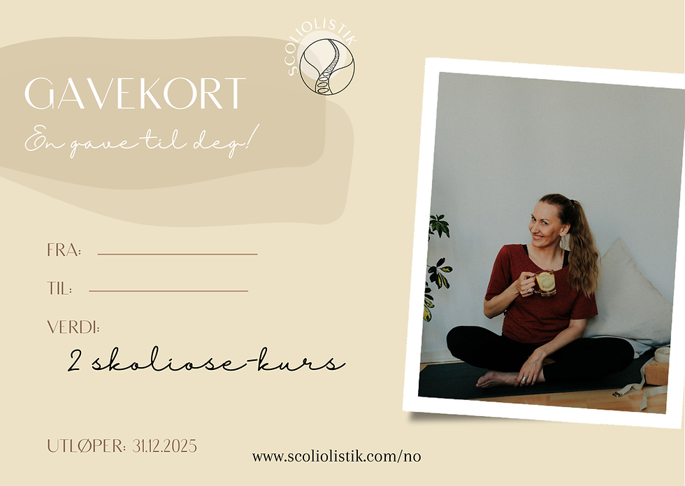 Skoliosekurs-pakke
